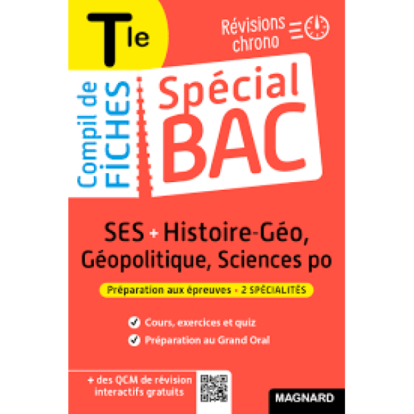 Compil de Fiches Spécial Bac SES + Histoire-Géo, Géopolitique, Sciences Po Tle