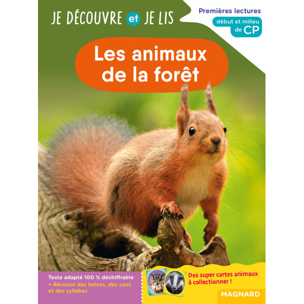 Les animaux de la forêt - Premières lectures, début et milieu de CP