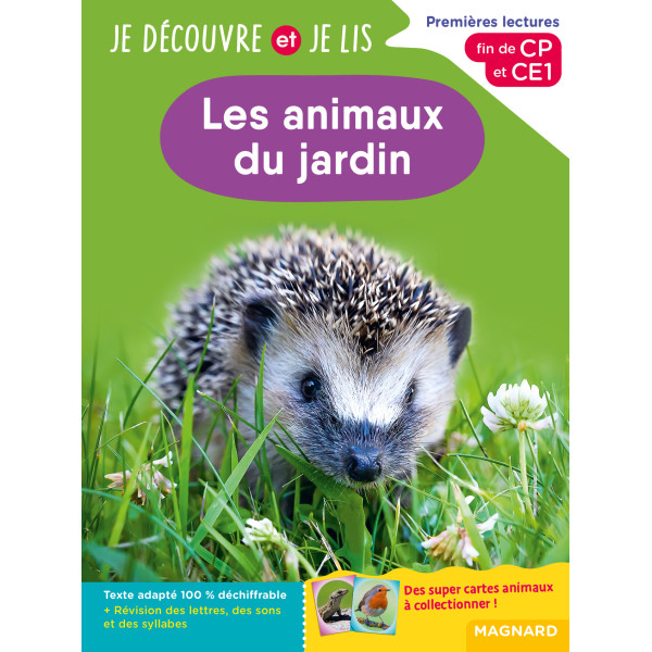 Les animaux du jardin CP et CE1