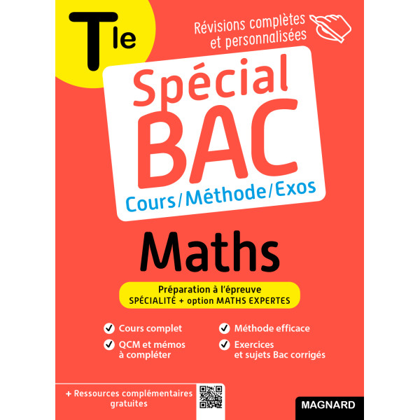 Spécial Bac Maths Spécialité + option Maths Expertes Tle