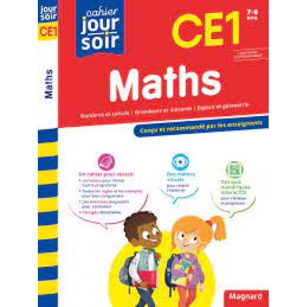 Cahier du jour cahier du soir -Maths CE1