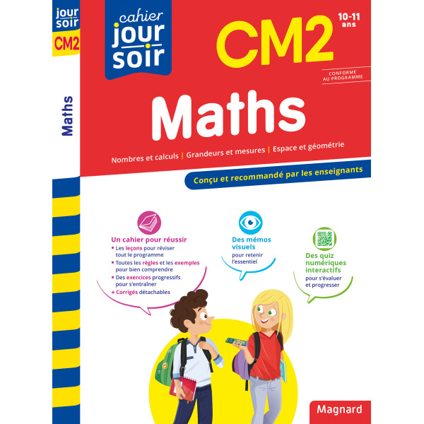 Cahier du jour cahier du soir -Maths CM2