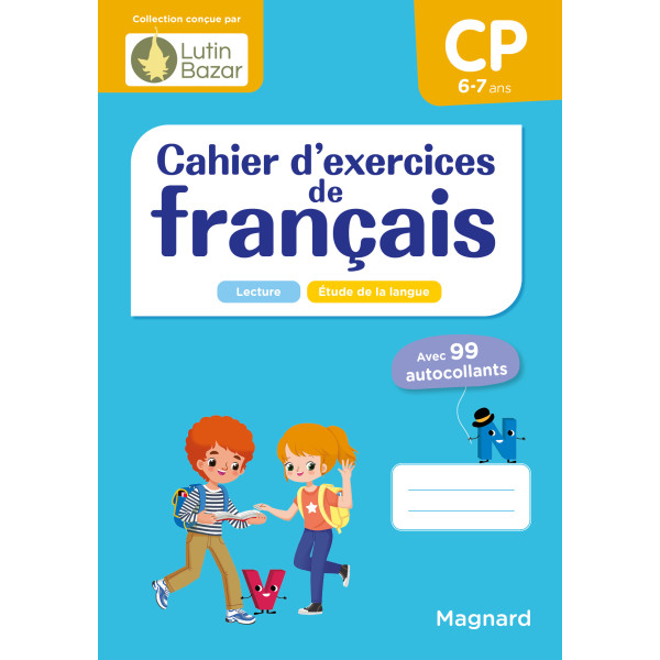 Cahier d'exercices de français CP - Avec 99 autocollants