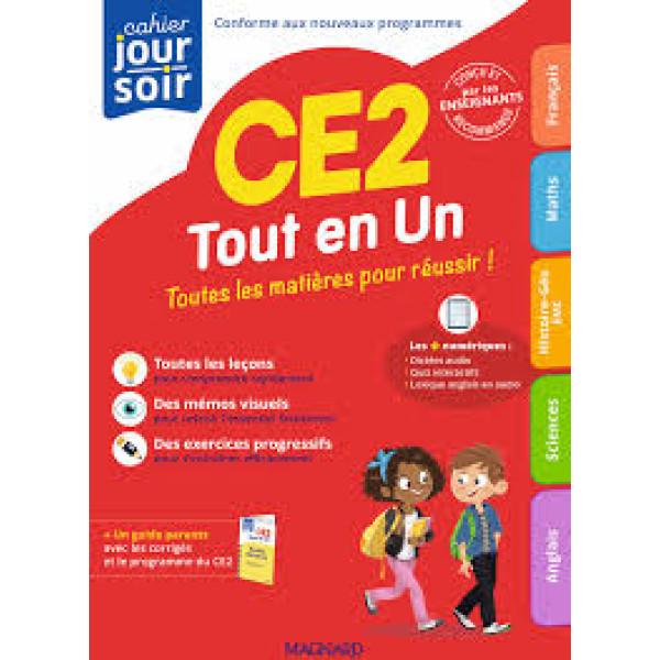 CA du jour CA du soir Tout en un CE2 Ed 2025
