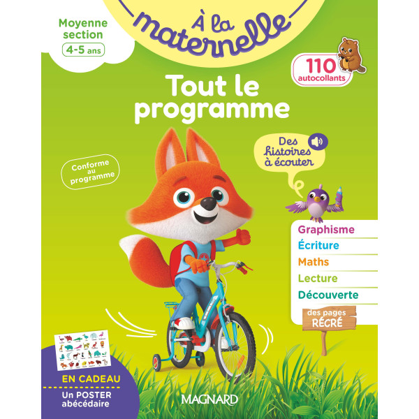 Tout le programme MS 4-5 ans - A la maternelle