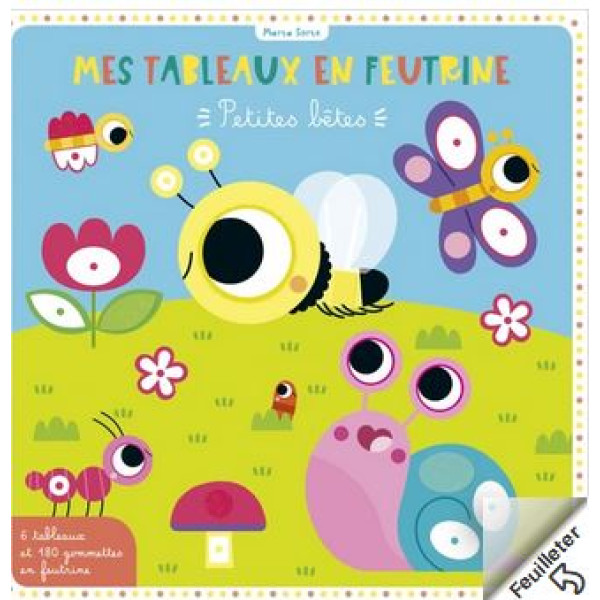 Petites bêtes - Mes tableaux en feutrine