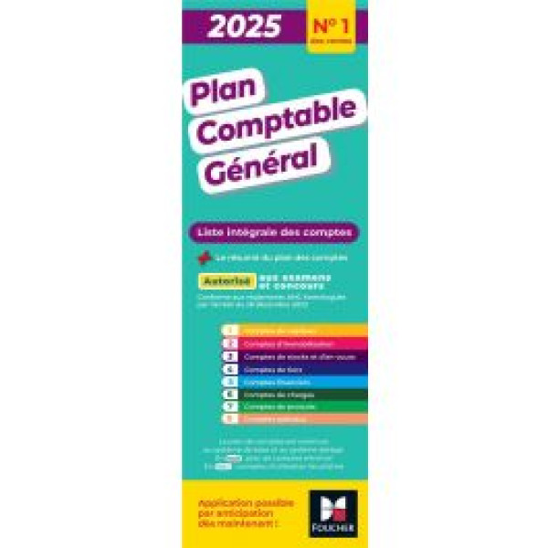 Plan comptable général 2024-2025