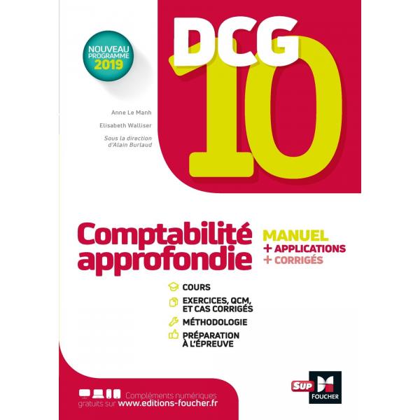 DCG 10 comptabilité approfondie manuel+app+corri 2019