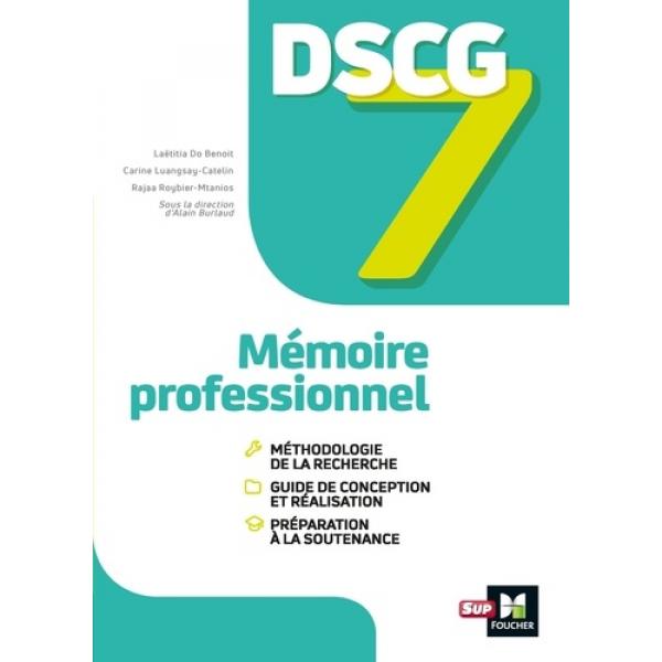 DSCG 7 Mémoire professionnel Manuel 