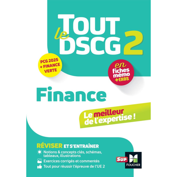 Tout le DSCG 2 - Finance PCG 2025 - Révision et entraînement 