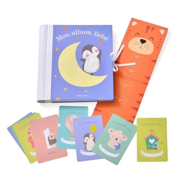 Mon album bébé  -Avec 1 mobile 105 stickers 1 toise