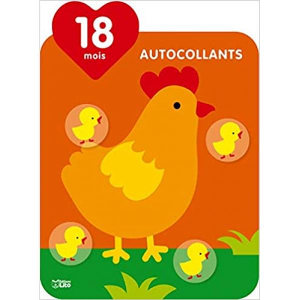 Autocollants qui font grandir -La poule 