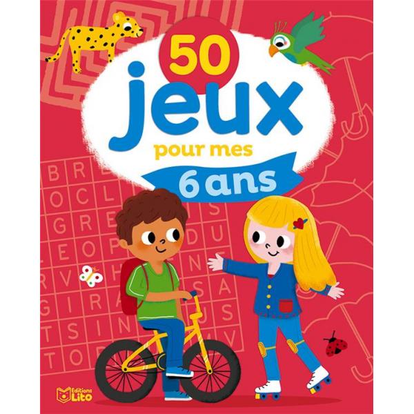 50 Jeux pour mes 6 ans Rouge