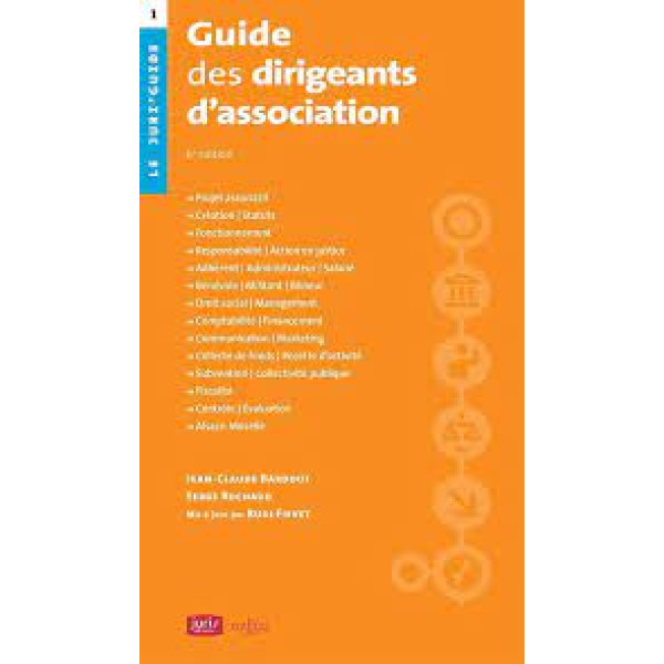 Guide des dirigeants d'association 6ed