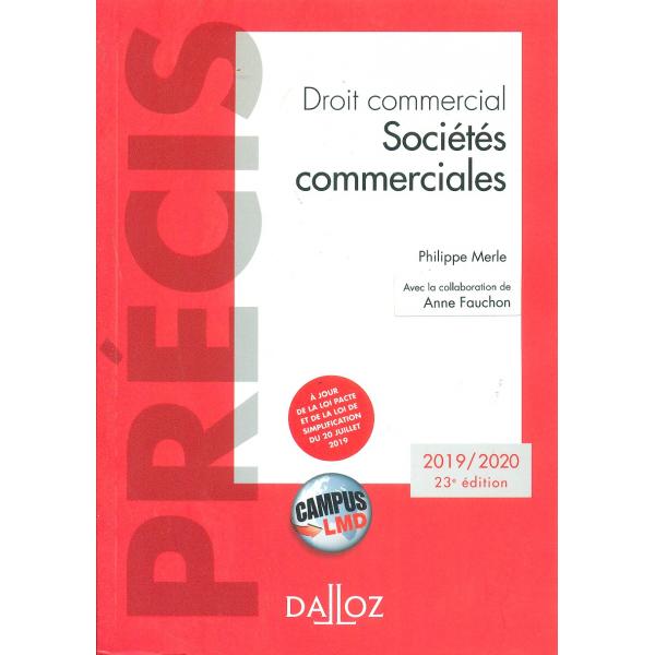 Droit commercial Sociétés commerciales 2019-2020 23éd  -Campus