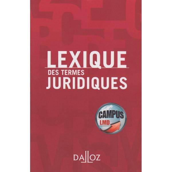 Lexique des termes juridiques 2020/2021 -Campus LMD
