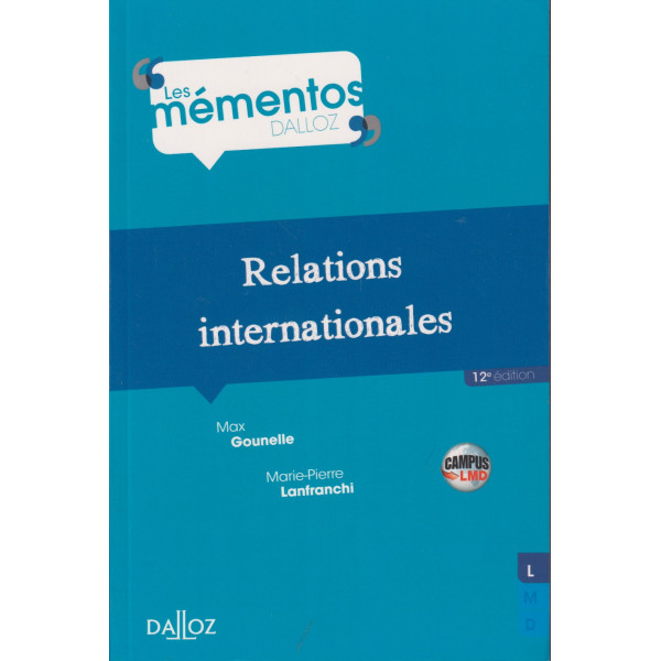 Les mémentos Dalloz -Relations internationales