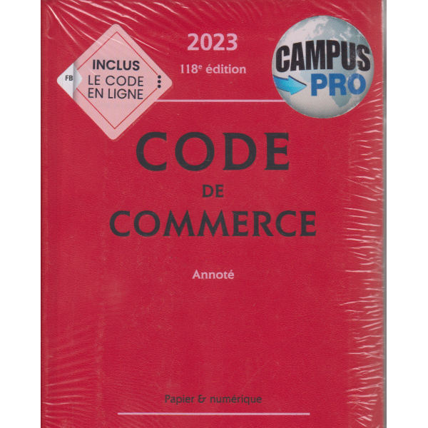 Code de commerce 2023 -Campus Pro