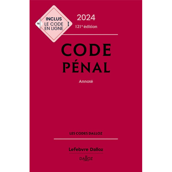 Code pénal annoté 121ED 2024