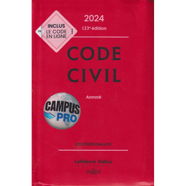 Code civil 123ED 2024