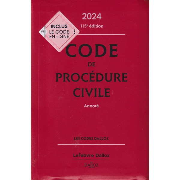 Code de procédure civile 115ED 2024