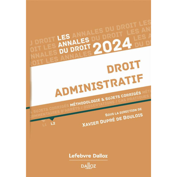 Droit administratif ed 2024
