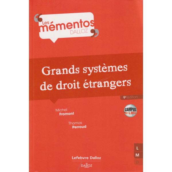 Grands systemes de droit étrangers 9ED-2023