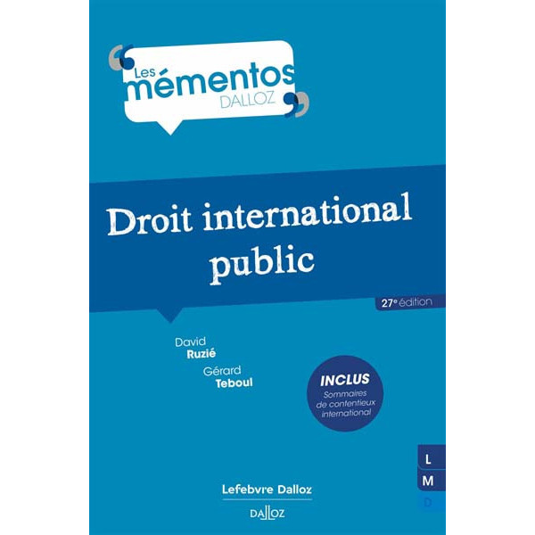 Droit international public 27ed