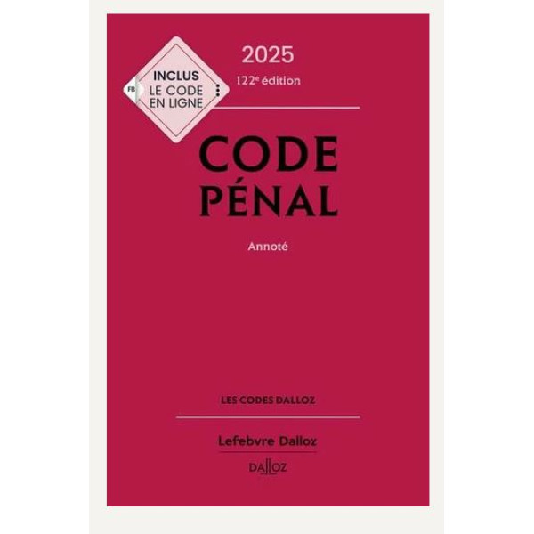 Code pénal ed2025