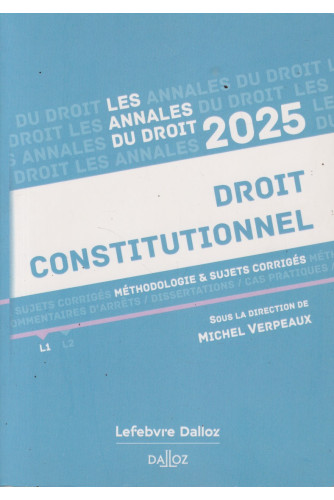 Droit constitutionnel -Les Annales du Droit Droit constitutionnel -Les Annales du Droit