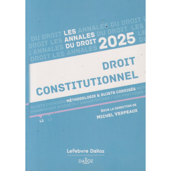 Droit constitutionnel -Les Annales du Droit