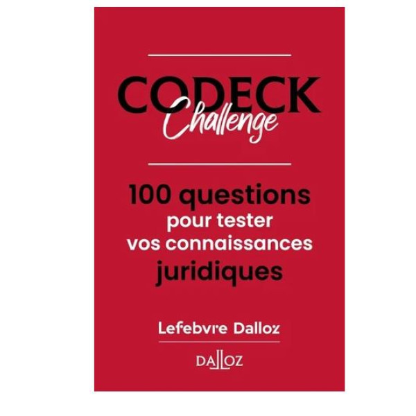 CoDeck Challenge - 100 questions pour tester vos connaissances juridiques