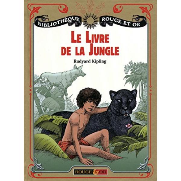 Bib rouge et or -Le livre de la jungle