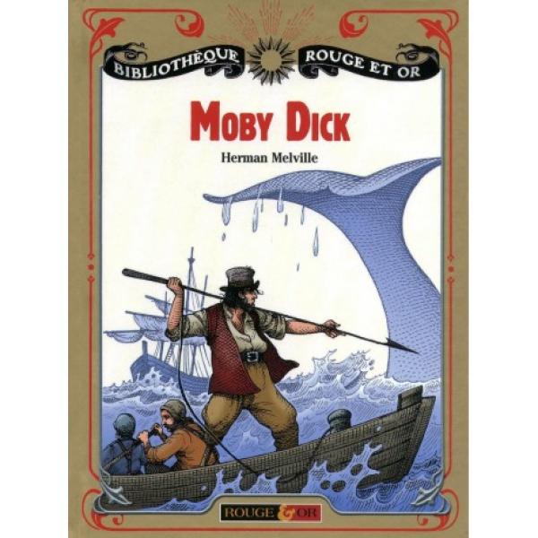 Bib rouge et or -Moby dick