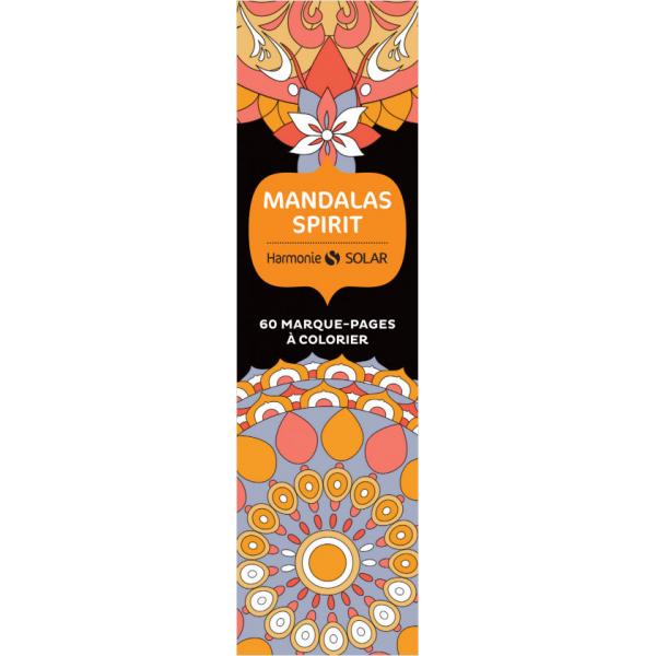 Mandala Spirit 60 marque-pages à colorier