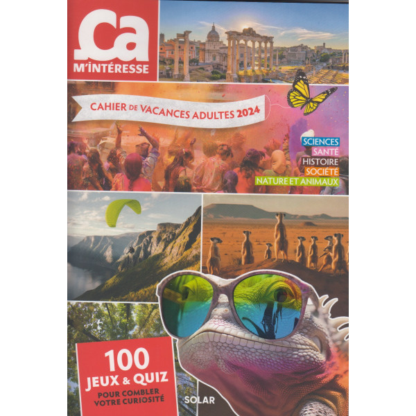 Cahier de vacances adultes ca m'intéresse 2024