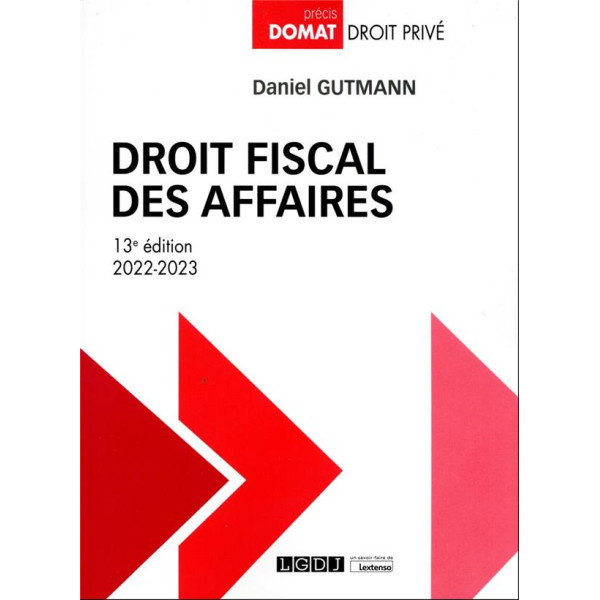 Droit fiscal des affaires 2022-2023