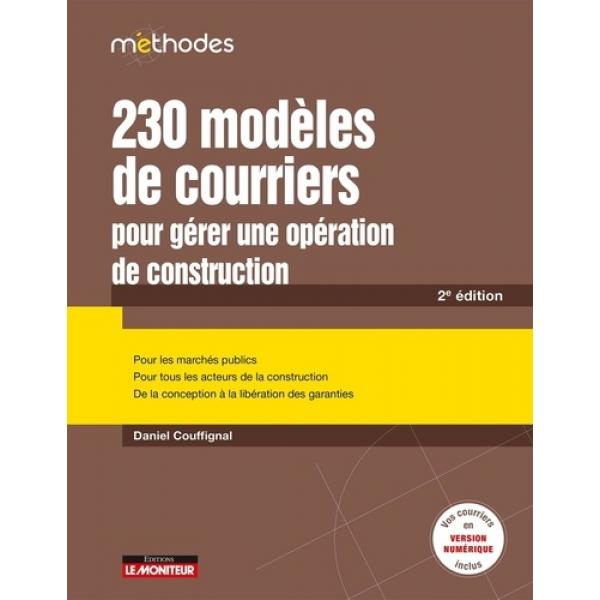 230 modèles pour gérer une opération de construction 2ed -Campus pro