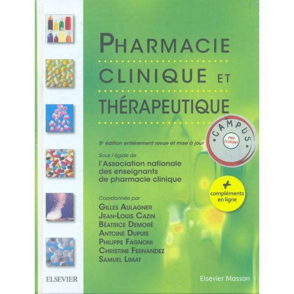 Pharmacie clinique et thérapeutique 5éd -Campus