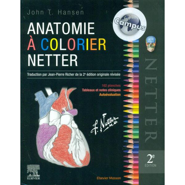 Anatomie à colorier Netter 2éd -Campus