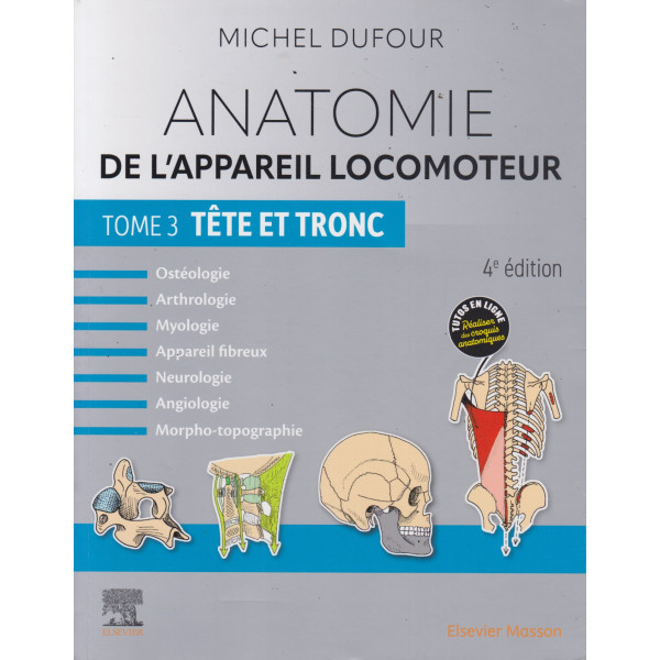 Anatomie de l'appareil locomoteur T3 -Tête et tronc