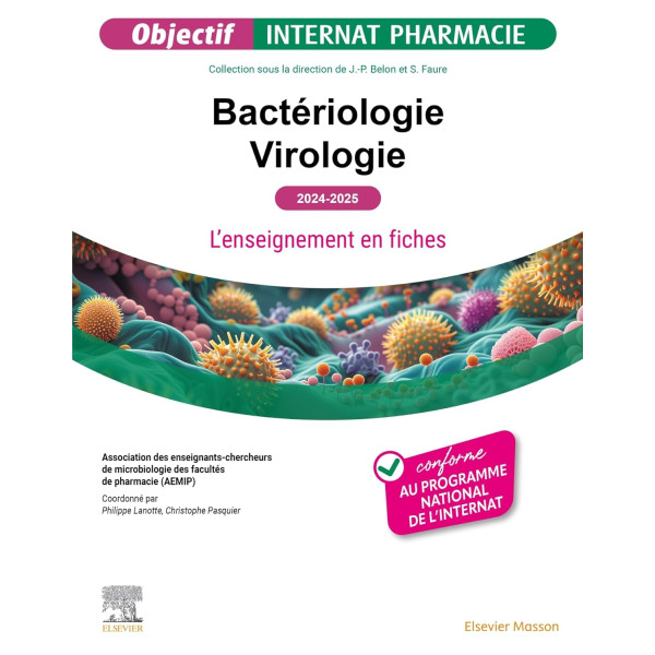 Bactériologie - Virologie 2024-2025: L'enseignement en fiches