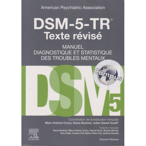DSM-5-TR -Manuel diagnostique et statistique des troubles mentaux