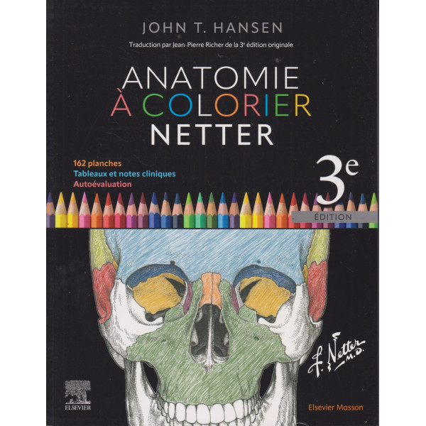 Anatomie à colorier Netter 3ED
