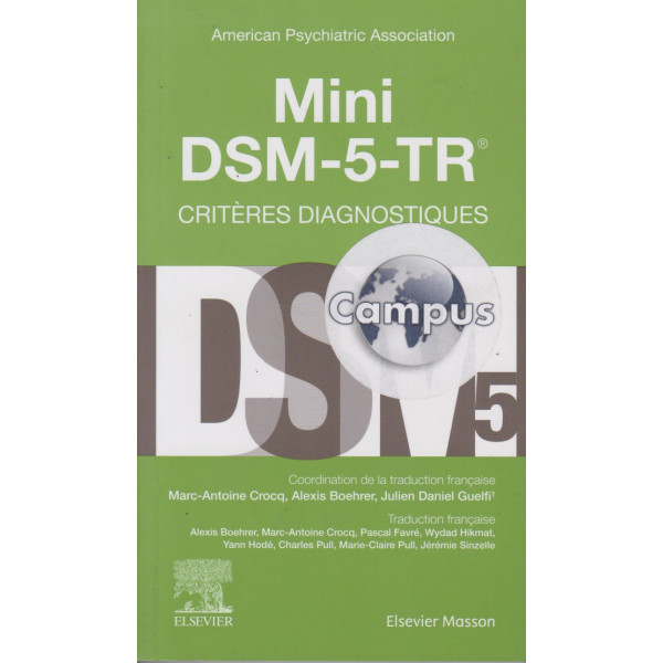 Mini Dsm-5-tr - Critères Diagnostiques -Campus