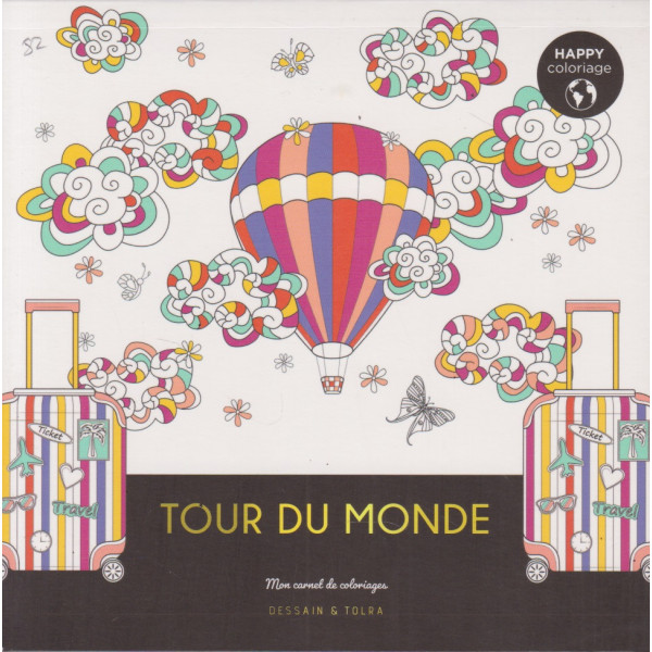 Happy coloriage -Tour du monde