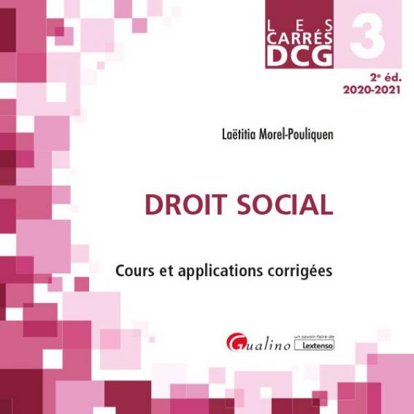 Droit social DCG 3 2éd 2020-2021
