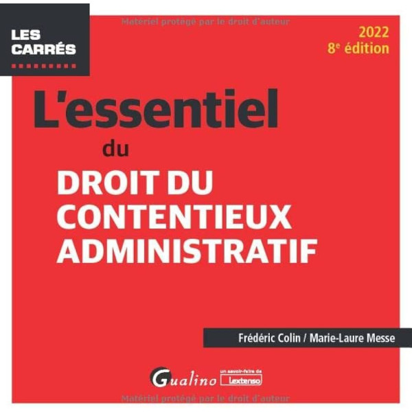 L'essentiel du droit du contentieux administratif 8ED