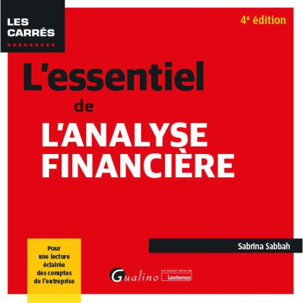 L'essentiel de l'analyse financière 4ed