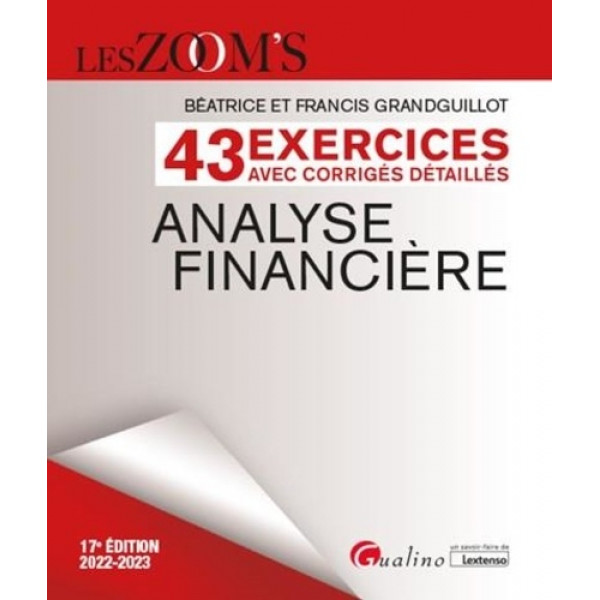Analyse financière - Exercices avec corrigés détaillés Ed 2022-2023 